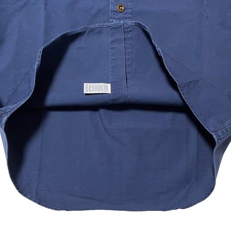 POLO RALPHLAUREN　"SHOULDER LEATHER PATCH" HUNTING SHIRT
