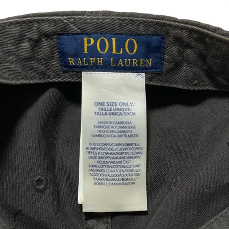 POLO RALPHLAUREN　"CROSSBONE BEAR" BASEBALL CAP