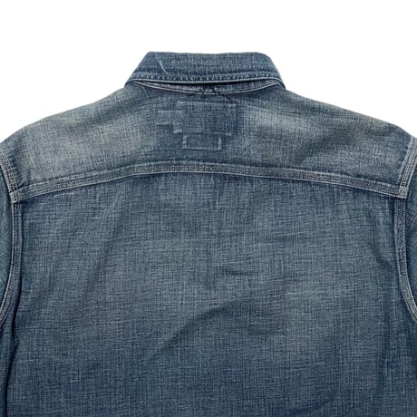 RRL RALPHLAUREN　"LIMITED EDITION" PATCHWORK DENIM SHIRT