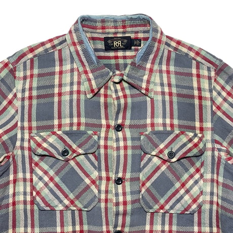 RRL RALPHLAUREN　"RED CHECK" FLANNEL SHIRT