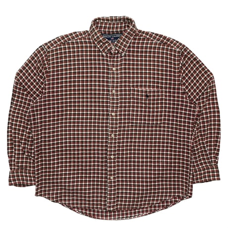 RALPHLAUREN　"RALPHLAUREN SPORTSMAN" FLANNEL SHIRT