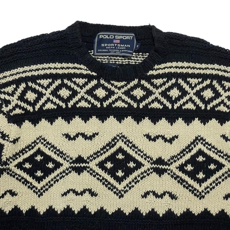 POLO SPORT RALPHLAUREN　"HANDKNIT" SWEATER