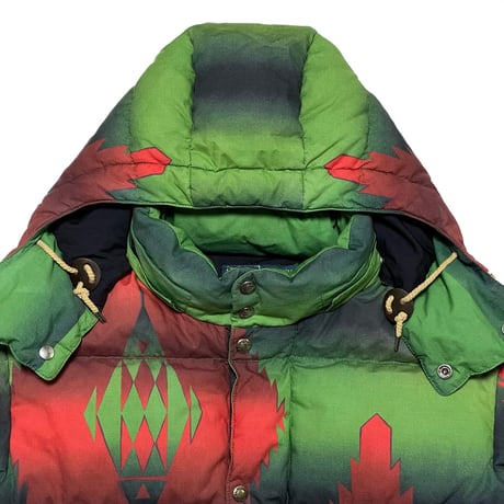 POLO RALPHLAUREN　 "NATIVE PATTERN" DOWN JACKET(M)