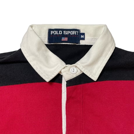 POLO SPORT RALPHLAUREN　"VERTICAL STRIPE" RUGBY SHIRT