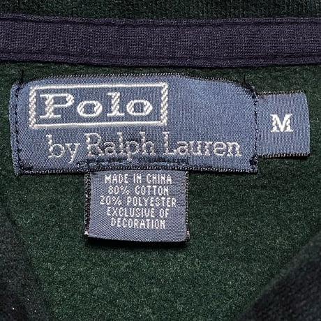 POLO RALPHLAUREN　"BLACK WATCH" COLLAR SWEAT