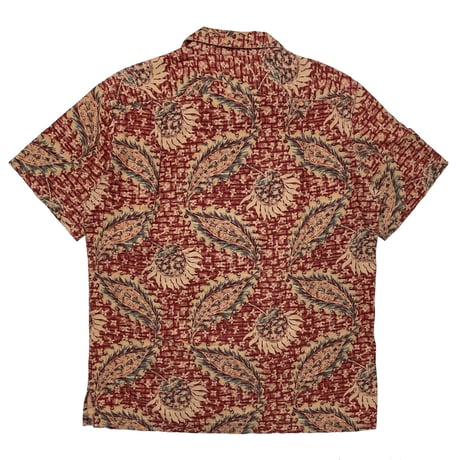 POLO RALPHLAUREN　"BOTANICAL" OPEN COLLAR SHIRT