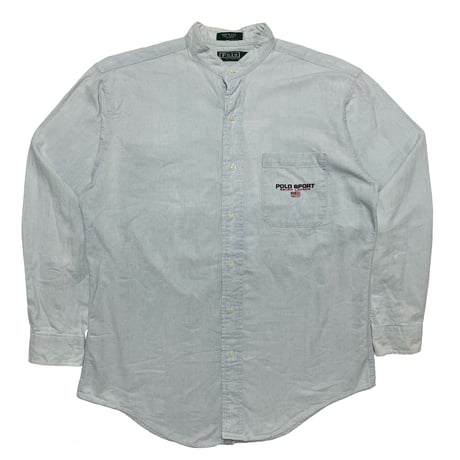 POLO RALPHLAUREN　"MADE IN USA" NOCOLLAR SHIRT