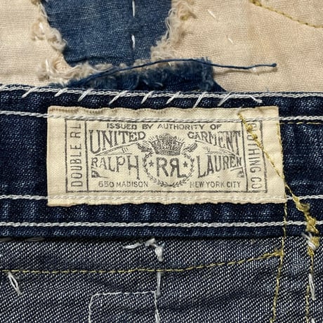 RRL RALPHLAUREN　"LIMITED EDITION" PATCHWORK DENIM SHIRT
