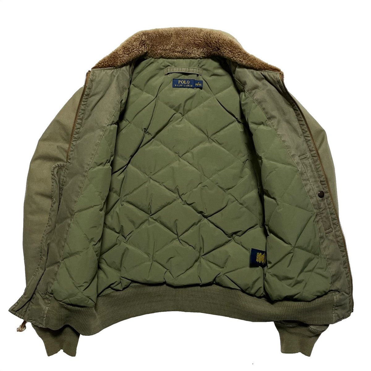 ノ*リ様 90s ヴィンテージ　ラルフローレン　B-10 フライトジャケット　オ fit=scale-down,w=1200