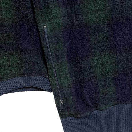 POLO SPORT RALPHLAUREN　"BLACK WATCH" HARF-ZIP FLEECE JACKET