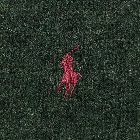 POLO RALPHLAUREN　"WOOL 100%" SWEATER