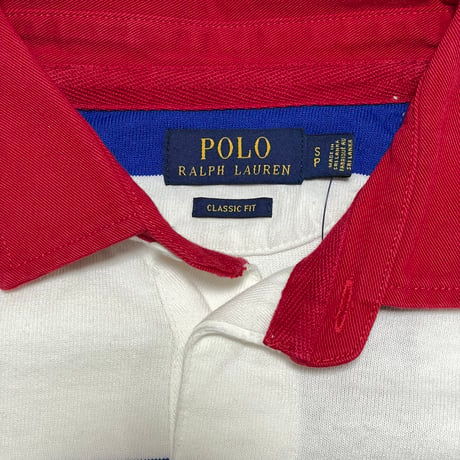 POLO RALPHLAUREN　タグ付き　"CLASSIC FIT 12M YACHT CHALLENGE RUGBY SHIRT" RUGBY SHIRT