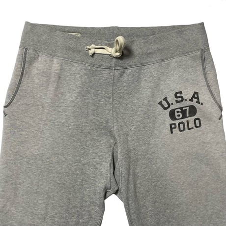 POLO RALPHLAUREN　"COLLEGE LOGO" SWEAT PANTS