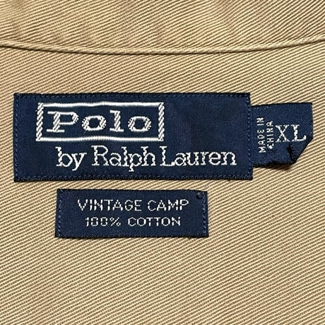 POLO RALPHLAUREN　"VINTAGE CAMP" ALOHA SHIRT