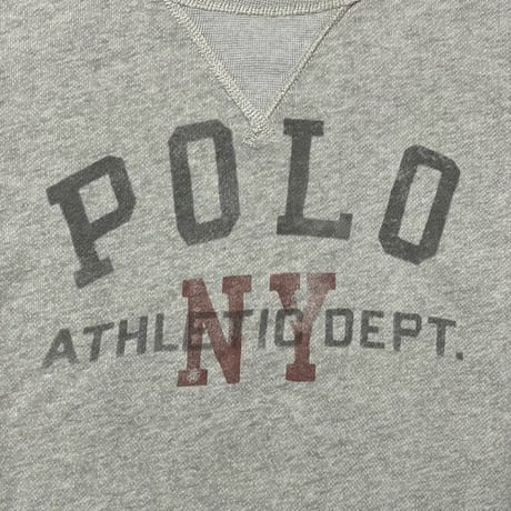 POLO RALPHLAUREN　 "POLO ATHLETIC DEPT."  SWEAT (Lサイズ)