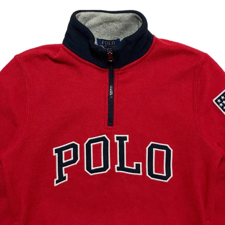 POLO RALPHLAUREN　"HARF-ZIP" FLEECE JACKET (BOYS)