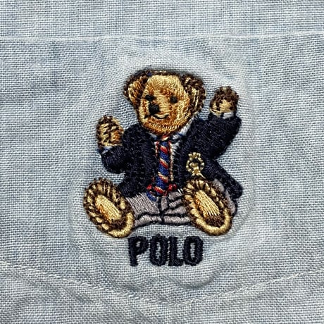 RALPHLAUREN　"POLO BEAR" CHAMBRAY SHIRT