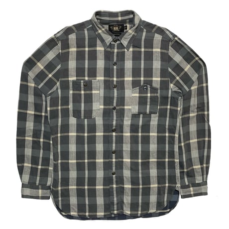 RRL RALPHLAUREN　"PLAID" FLANNEL SHIRT