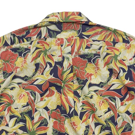 POLO SPORT RALPHLAUREN　"FLORAL" OPEN COLLAR SHIRT
