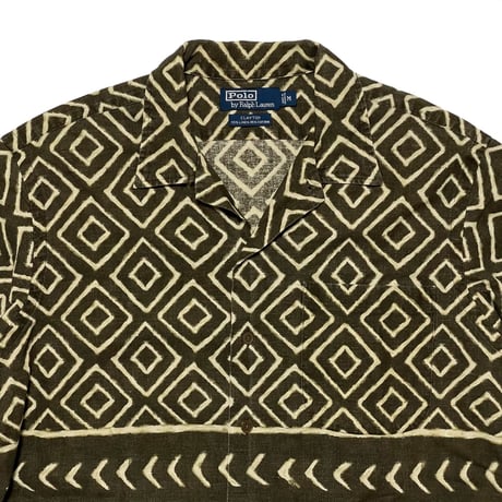 POLO RALPHLAUREN　"CLAYTON" OPEN COLLAR SHIRT