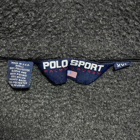POLO SPORT RALPHLAUREN　"MADE IN USA" FLEECE JACKET