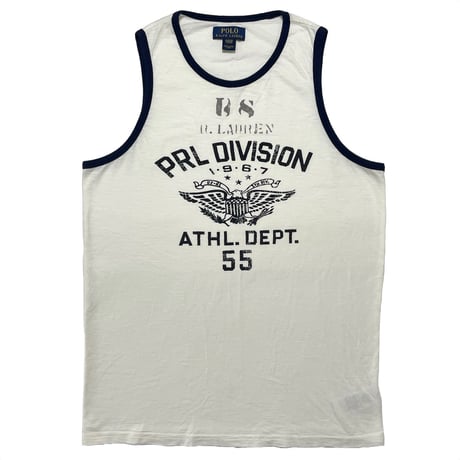 POLO RALPHLAUREN　"PRL DIVISION" TANK TOP