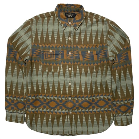 RRL RALPHLAUREN　"NATIVE" FLANNEL SHIRT