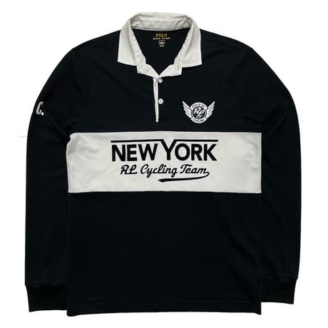 POLO RALPHLAUREN　"NEW YORK RL CYCLING TEAM" RUGBY SHIRT