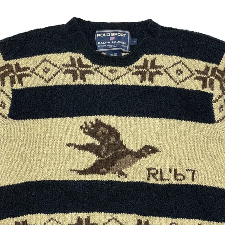 POLO SPORT RALPHLAUREN　"DUCK HUNT" SWEATER