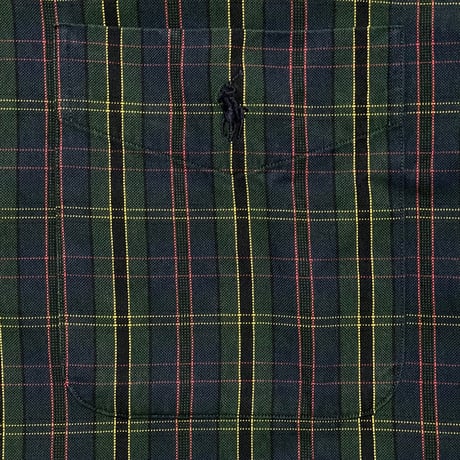 RALPHLAUREN　"CHECKED" BIG SHIRT (GREEN)