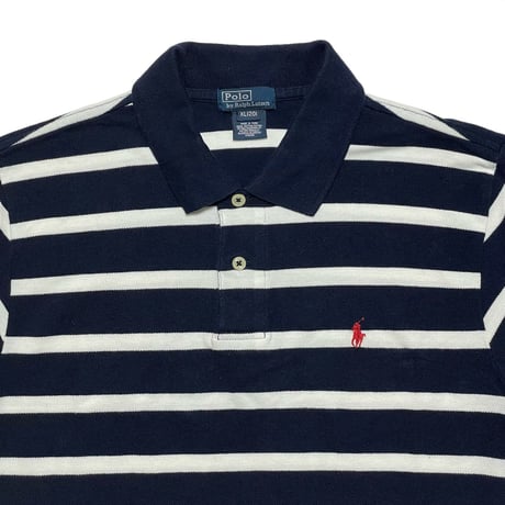 POLO RALPHLAUREN　"STRIPE" POLO SHIRT (BOYS)