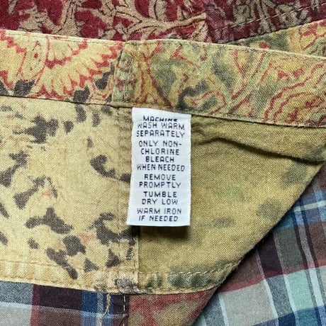 POLO RALPHLAUREN　"PATCH WORK" S/S SHIRT