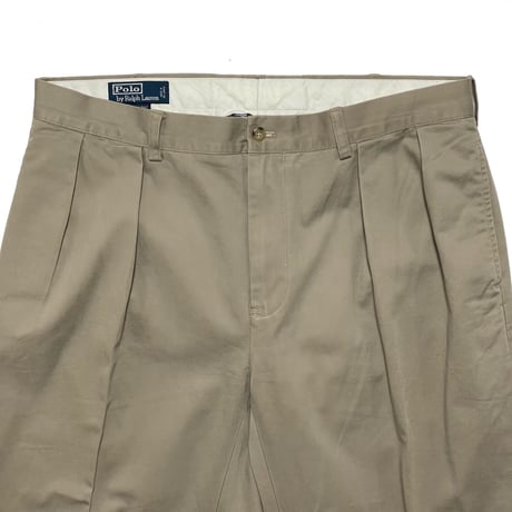 POLO RALPHLAUREN　"ETHAN PANT" CHINO PANTS