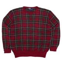 POLO RALPHLAUREN　"TARTAN CHECK" SWEATER