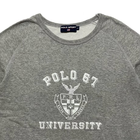 POLO SPORT RALPHLAUREN　"POLO UNIVERSITY" SWEAT