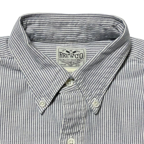 RRL RALPHLAUREN　"STRIPE" BUTTON DOWN SHIRT (90s)