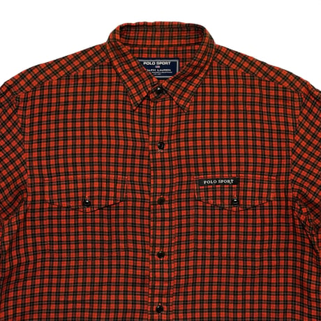 POLO SPORT RALPHLAUREN　"PLAID CHECK" FLANNEL SHIRT