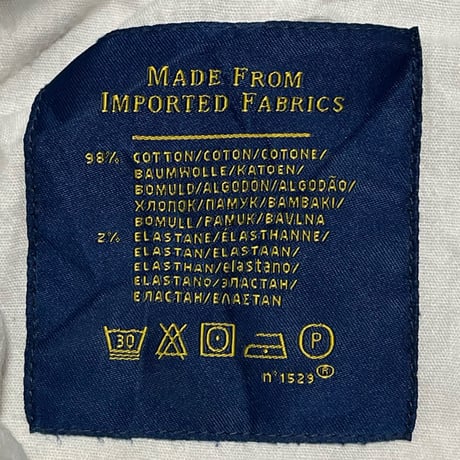 POLO RALPHLAUREN　"STRETCH CLASSIC FIT" CHINO SHORTS