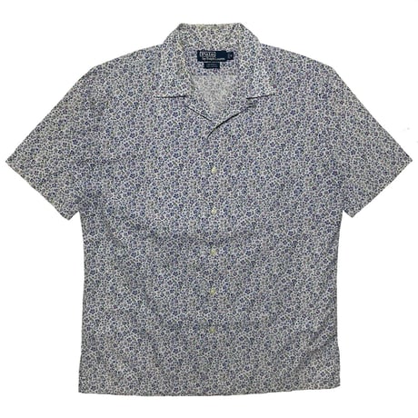 POLO RALPHLAUREN　"FLOWER" OPEN COLLAR SHIRT