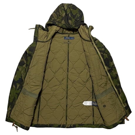 POLO RALPHLAUREN　"CAMOUFLAGE" QUILTING JACKET