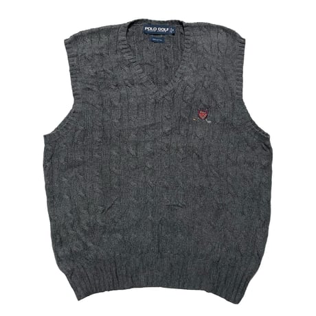 POLO GOLF RALPHLAUREN　"SHIELD" VEST SWEATER