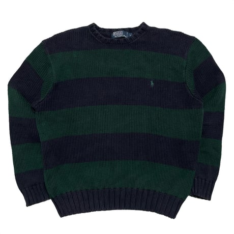 POLO RALPHLAUREN　"STRIPE" SWEATER