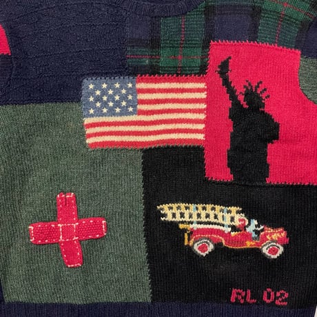 POLO RALPHLAUREN　"911 MEMORIAL" SWEATER(XL)