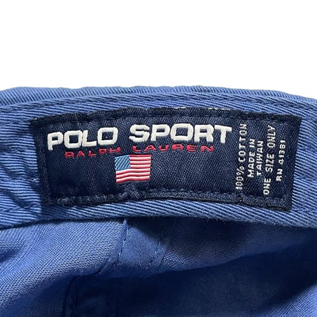 POLO SPORT RALPHLAUREN　"SCRRPT LOGO" BASEBALL CAP