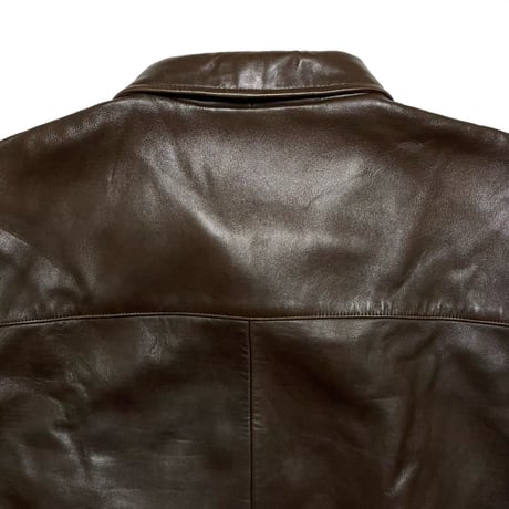 POLO RALPHLAUREN　"LEATHER" SWING TOP