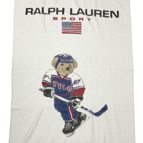 RALPHLAUREN　"ICE HOCKEY BEAR" BEACH TOWEL