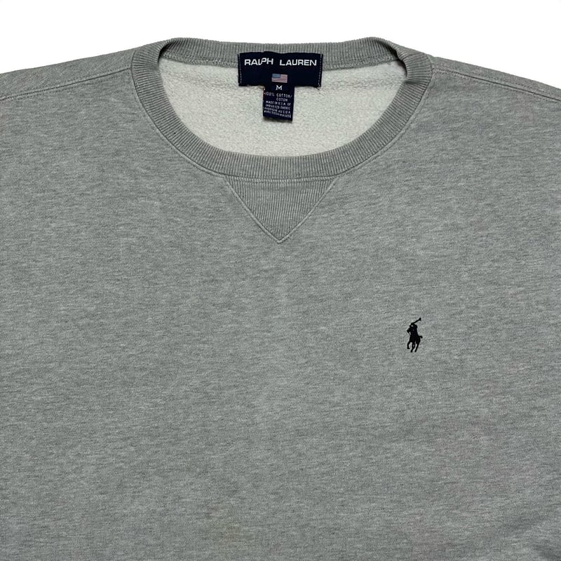 激レア90s当時USA製POLO SPORT贅沢刺繍スウェット ターコイズ POLO SPORT RALPHLAUREN 