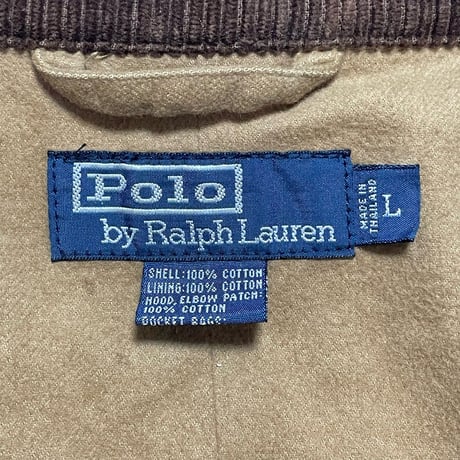 POLO RALPHLAUREN "CORDUROY COLLAR" HUNTING OILED JACKET
