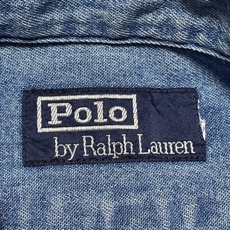 POLO RALPHLAUREN　"PONY" DENIM SHIRT