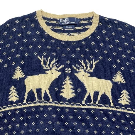 POLO RALPHLAUREN　"REINDEER" SWEATER